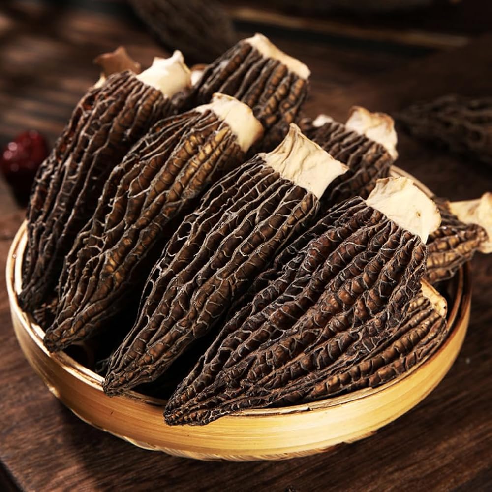 CHLYAET Dried Morchella Morels Mushroom Yangdujun