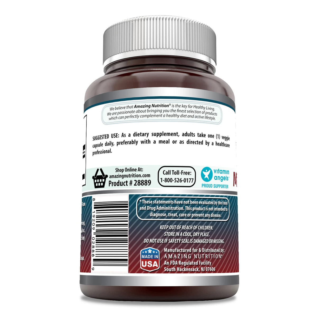 Amazing Nutrition Micronized DHEA Supplement 100 mg - 240 Vegetarian Capsules - image 3