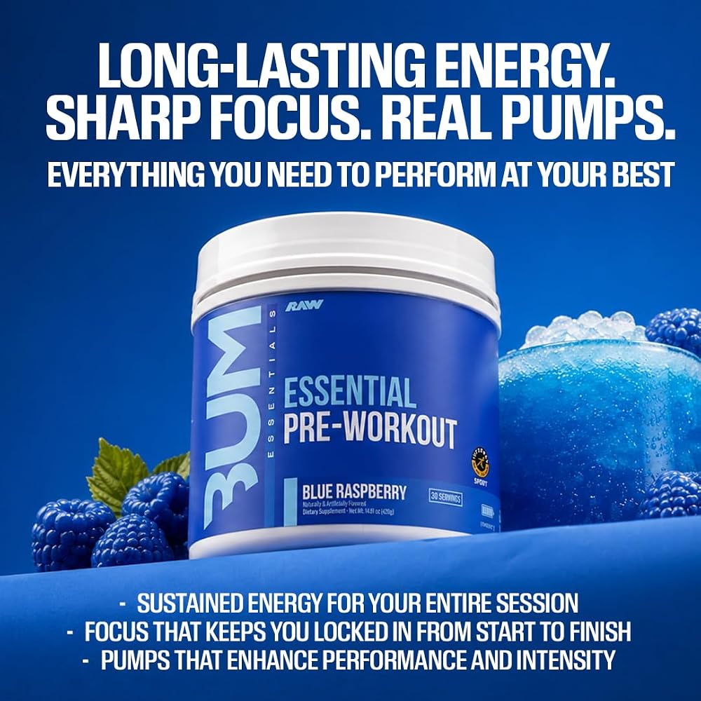 RAW Nutrition - Essential Pre - Chris Bumstead Pre Workout Formula