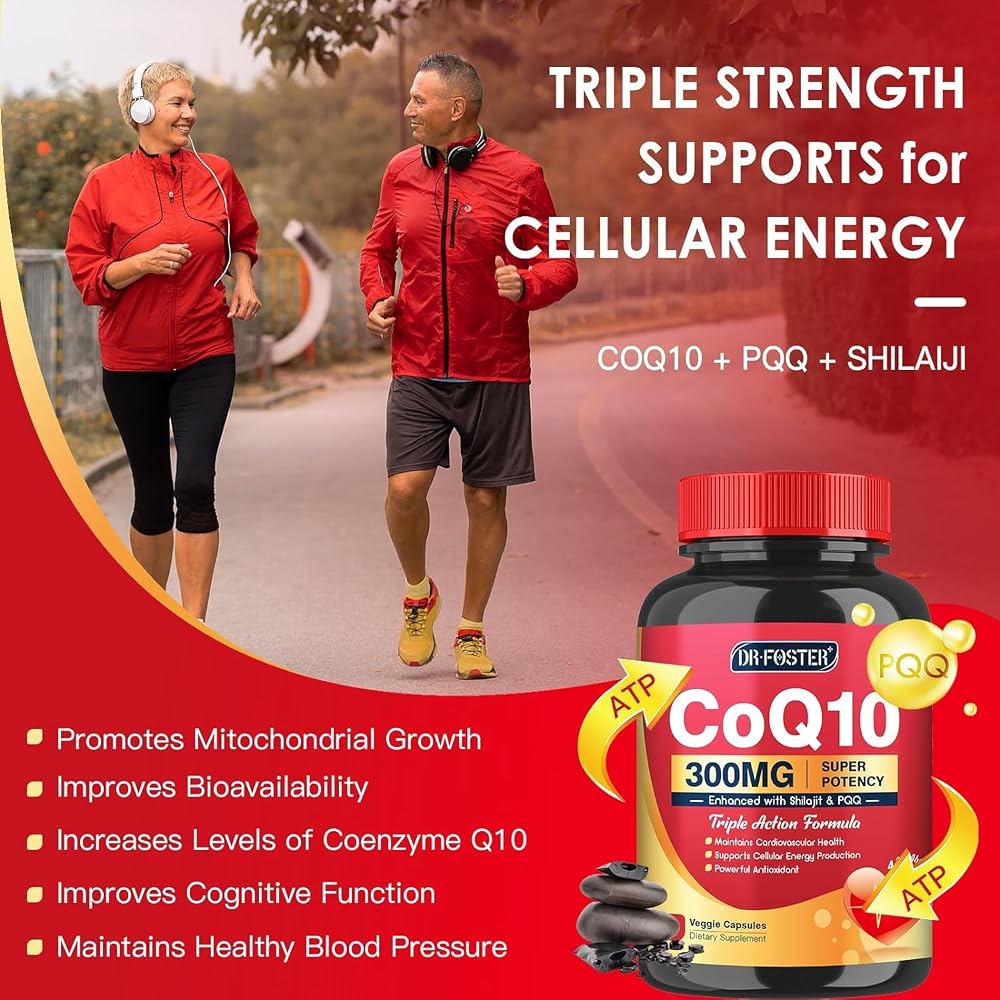 Quinovit DR·FOSTER CoQ10 300mg with PQQ & Shilajit - 120 Capsules - image 3