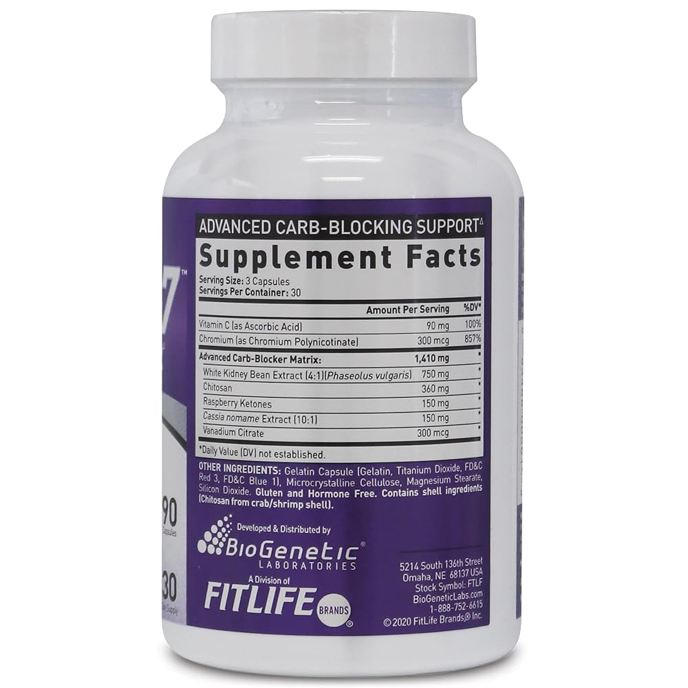 BioGenetic Laboratories Carb Blocker X7 - 90 Capsules - image 2