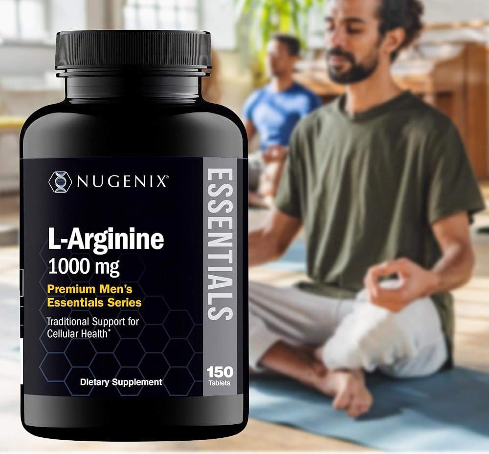 Nugenix Essentials L-Arginine Amino Acid Supplement, 1000 mg