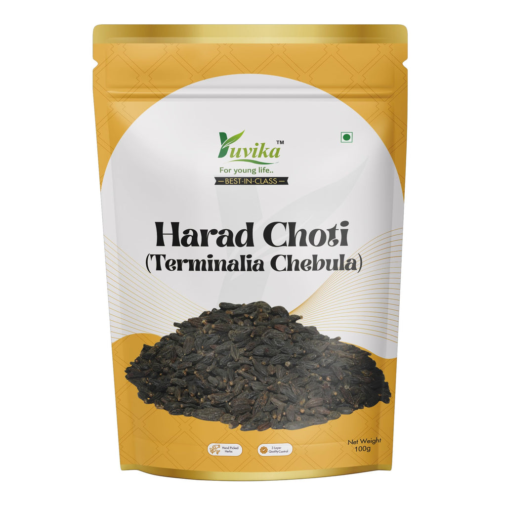 Yuvika Harad Choti Black Himej Terminalia Chebula - 100 Grams