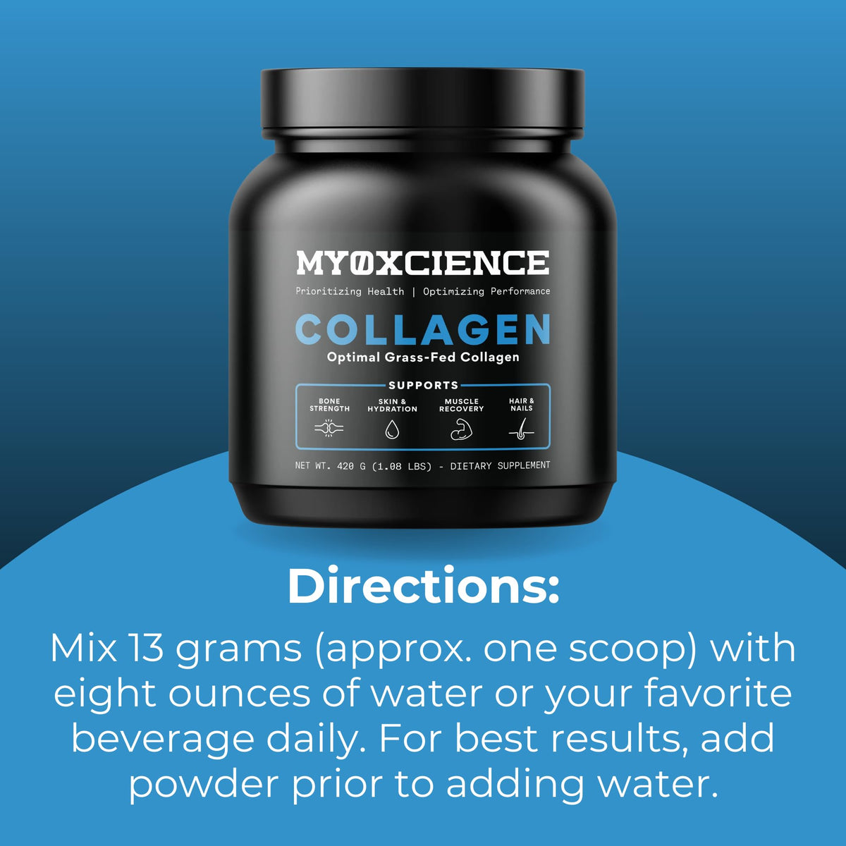 MYOXCIENCE Optimal Grass-Fed Collagen Powder - 30 Servings - image 9