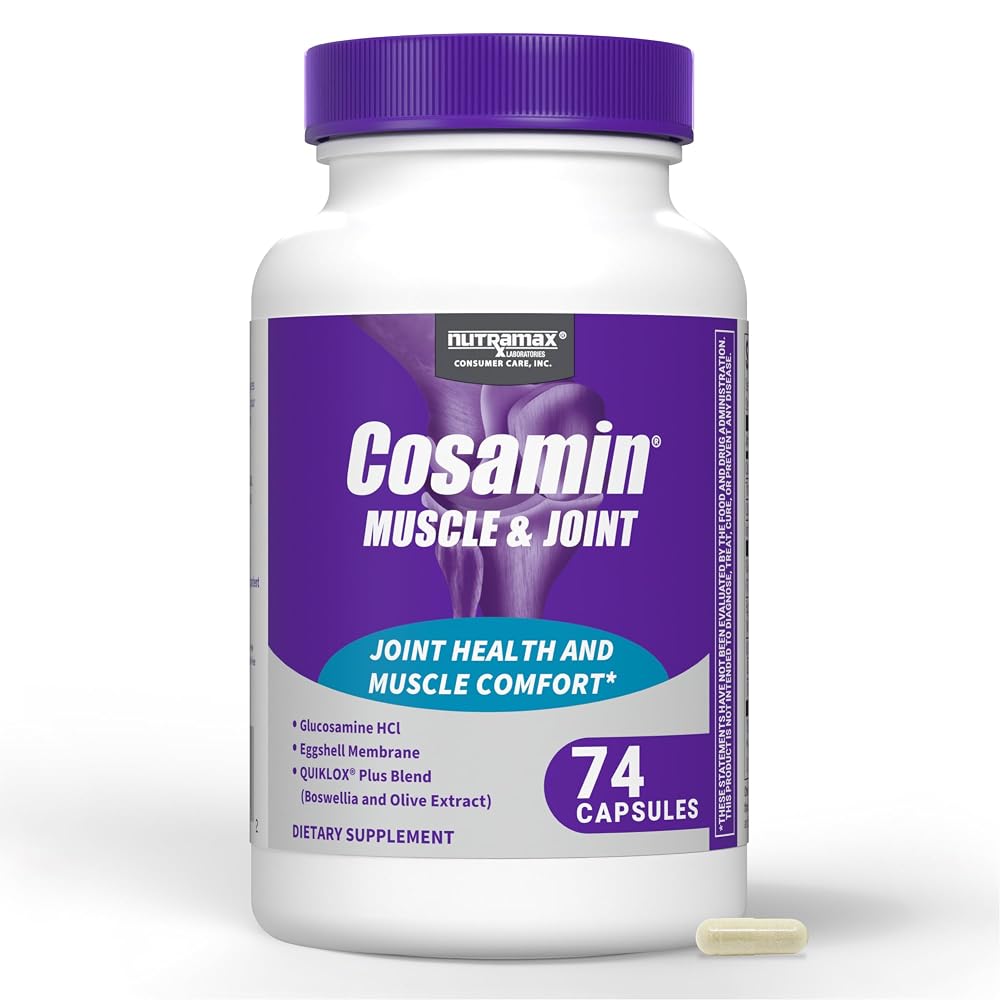 Cosamin Muscle & Joint Health Supplement - 74 Capsules