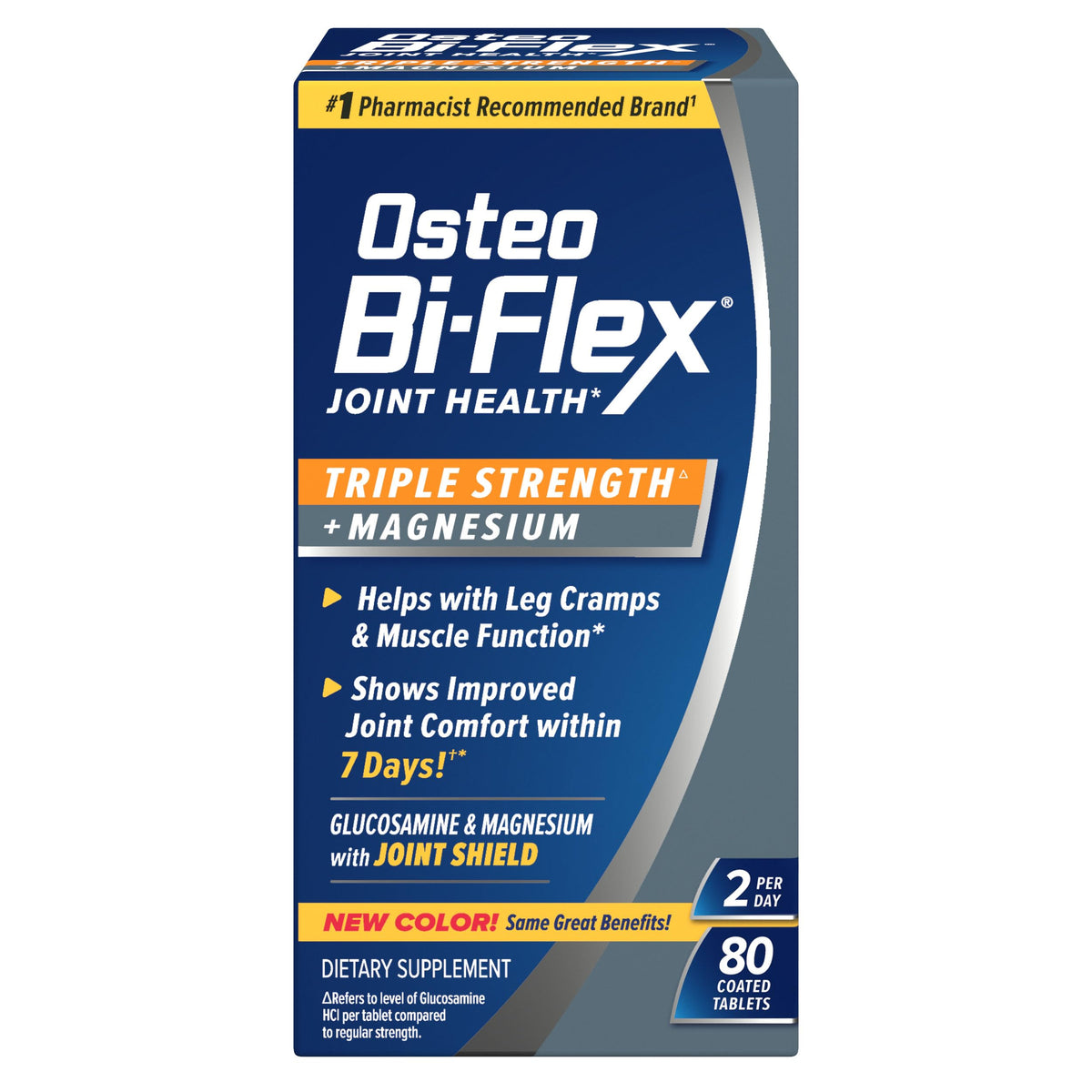Osteo Bi-Flex Triple Strength Glucosamine with Magnesium - 80 Tablets