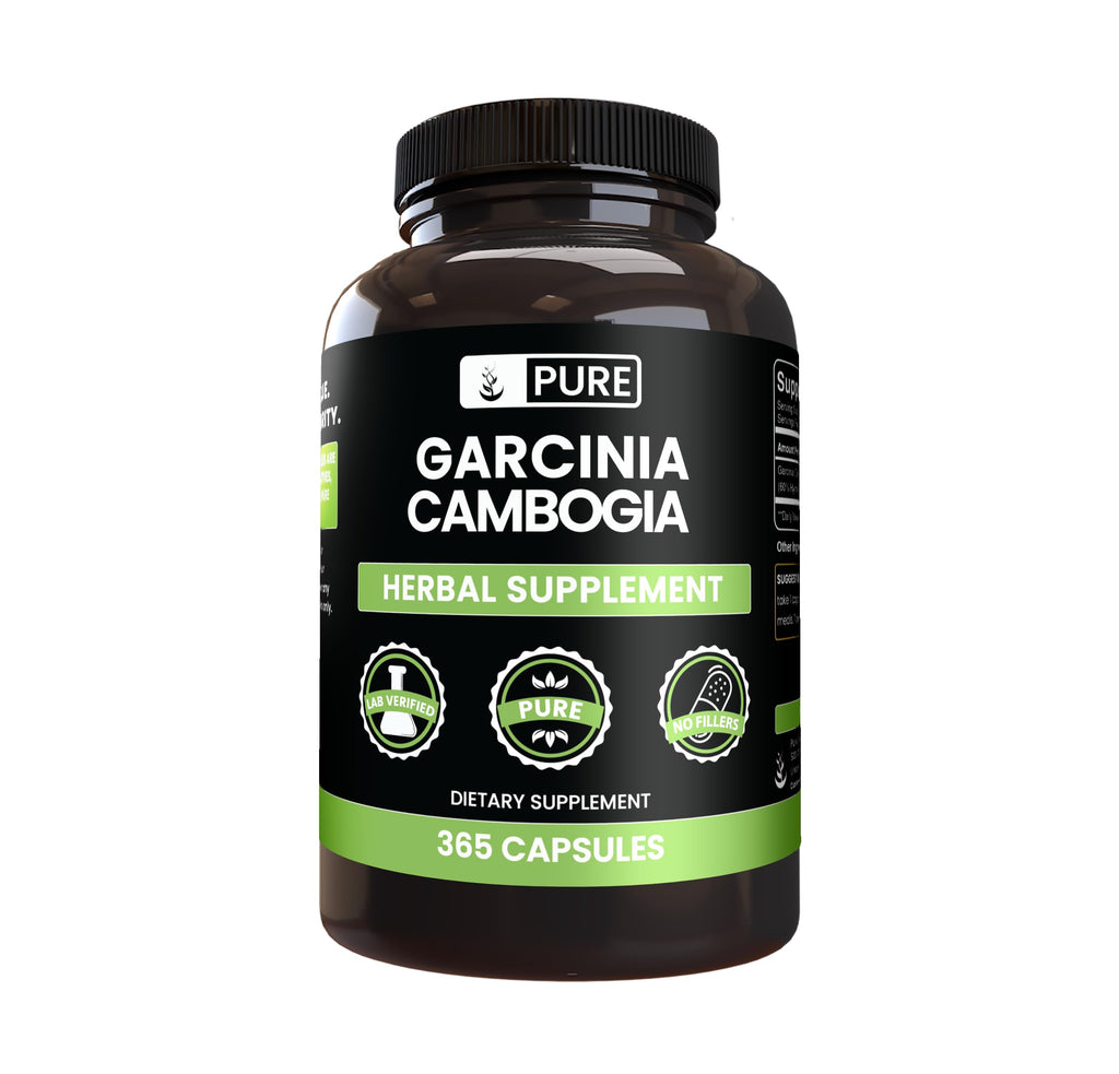 PURE ORIGINAL INGREDIENTS Garcinia Cambogia Extract - 365 Capsules
