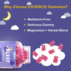 esverco Sleep Gummies, 500mg Magnesium Citrate
