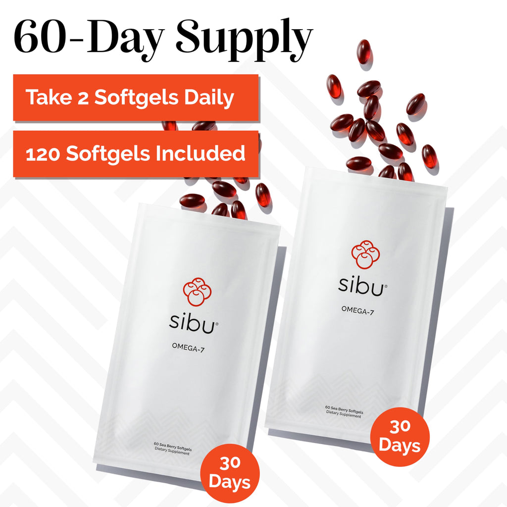 sibu Sea Buckthorn Omega-7 Softgels - 120 Softgels - image 6