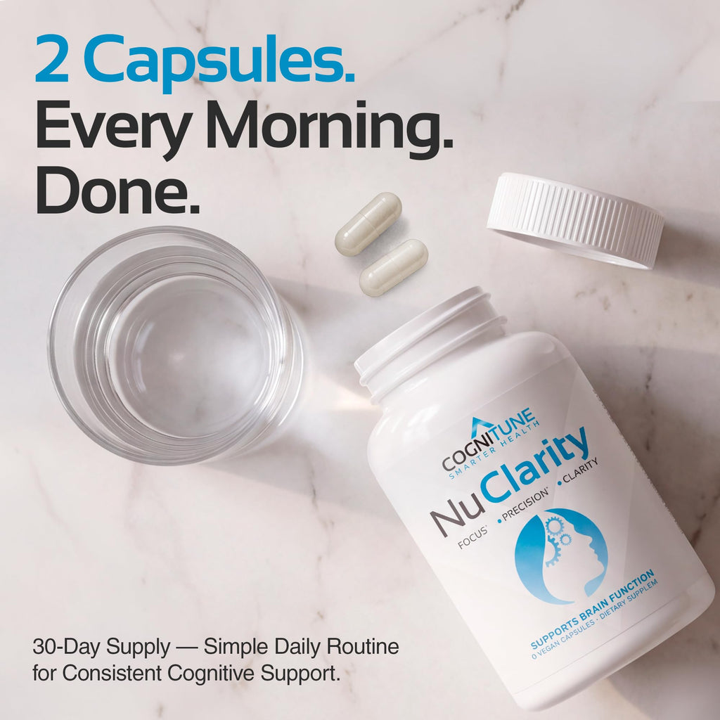 CogniTune NuClarity Brain Supplement for Memory and Focus - 60 Capsules - image 6