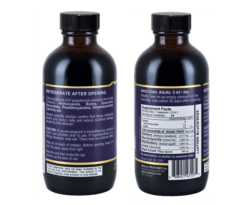 Immunia 67 polyphenols - Elderberry Concentrate with Wild Blueberry.