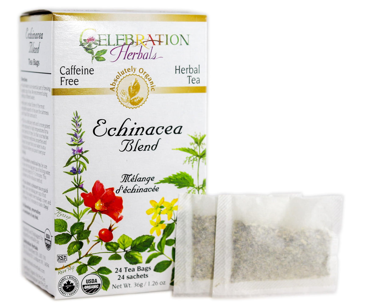 Celebration Herbals Echinacea Blend Organic Tea - 24 Teabags - image 2