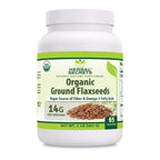 Herbal Secrets USDA Organic Ground Flaxseeds Powder - 2 Lb