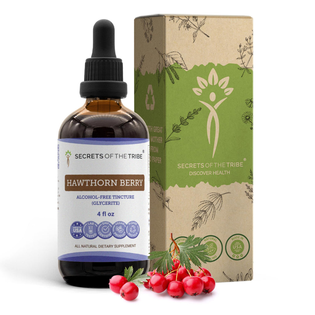 Secrets of the Tribe Hawthorn Berry Alcohol-Free Liquid Extract