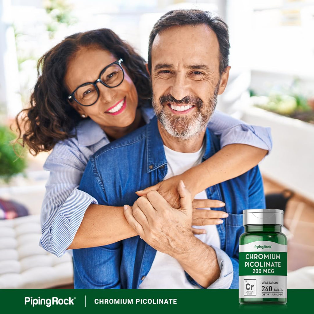 Piping Rock Chromium Picolinate 200mcg - 240 Tablets - image 6