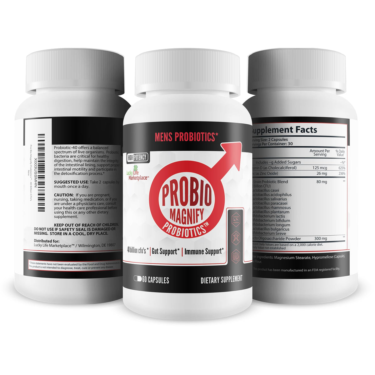 Generic Pro Bio Magnify Probiotics for Men - 40 Billion CFU - 1 Count - image 4
