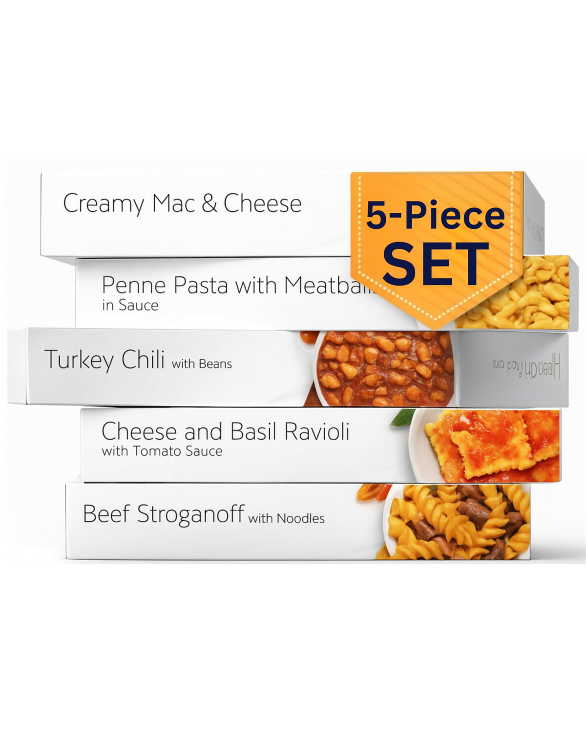 HMR Variety Entrée Meals Pack - 5 Ready-to-Eat Favorites