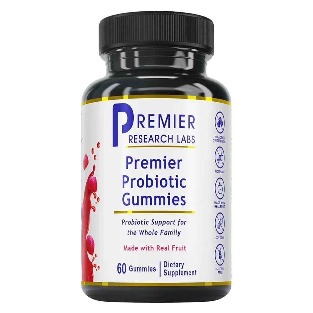 Premier Research Labs Probiotic Gummies for Gut Health - 60 Gummies