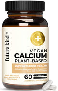 Future Kind Vegan Calcium Supplement for Teeth & Bone Support - 60 Capsules