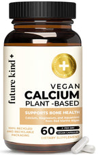 Future Kind Vegan Calcium Supplement for Teeth & Bone Support - 60 Capsules