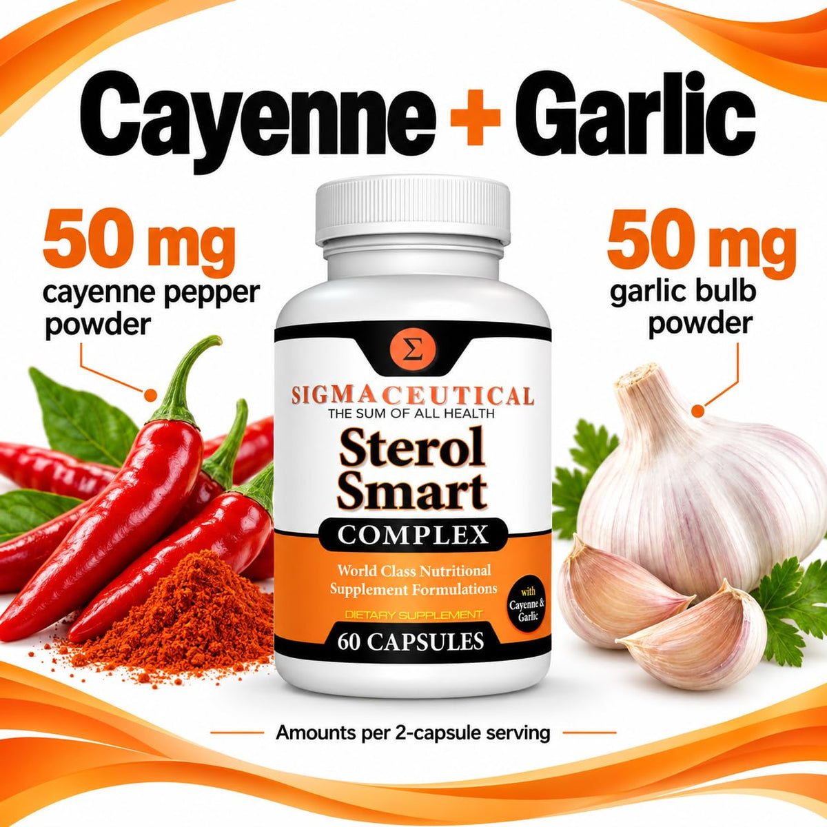 Sigmaceutical Plant Sterols with Beta Sitosterol - 60 Capsules - image 4
