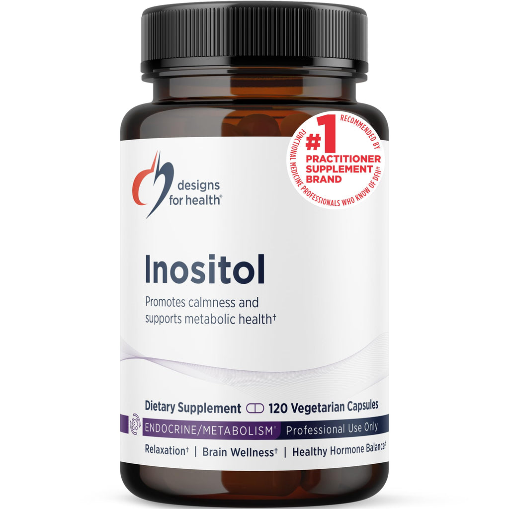 Designs for Health Inositol 900 mg Capsules for Female Hormone Support