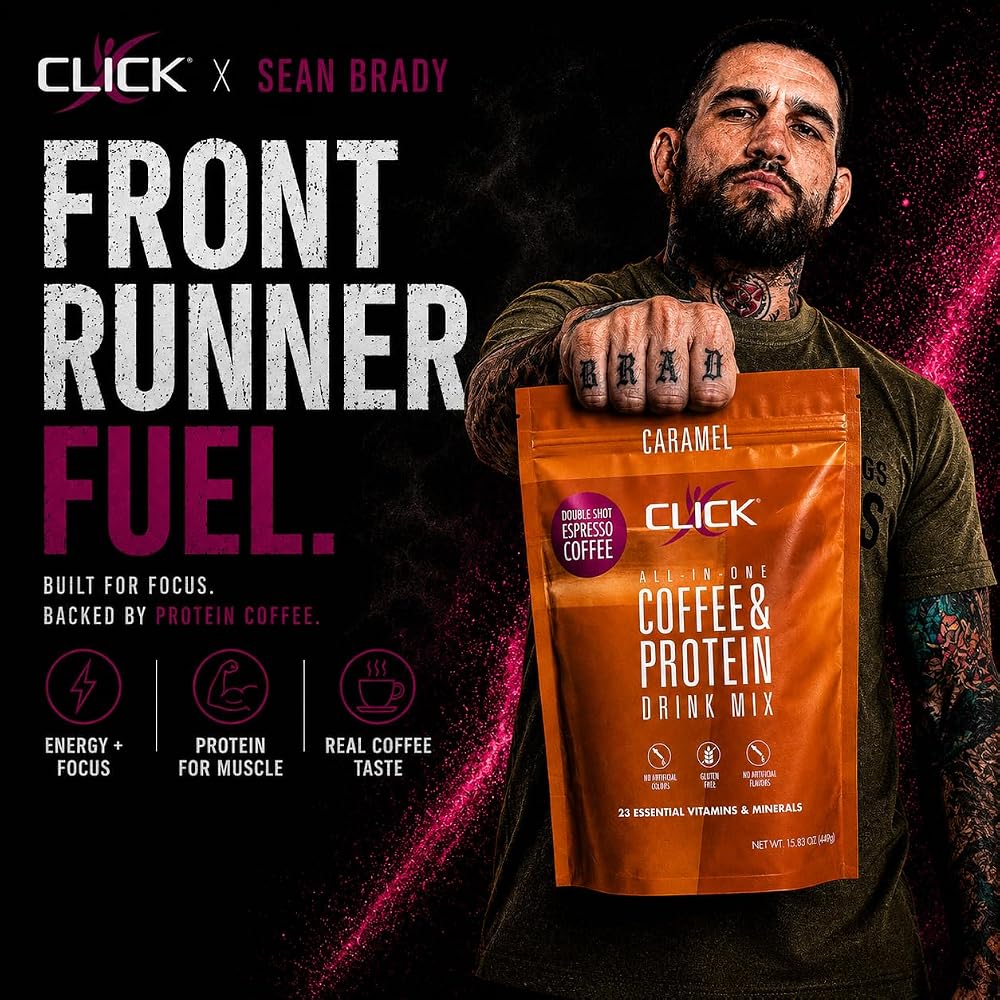 Click Caramel Protein Coffee Powder - 16g Protein - 15.03 oz - image 2