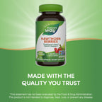 Nature's Way Hawthorn Berries Heart Health Support - 360 Capsules - image 5