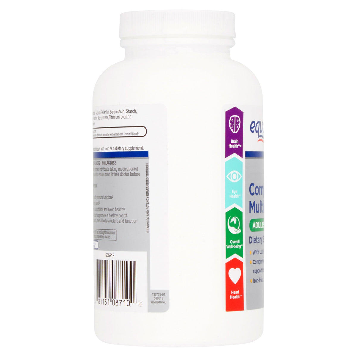 iPoplor Equate Adults 50+ Complete Multivitamin/Multimineral - 450 Tablets - image 3