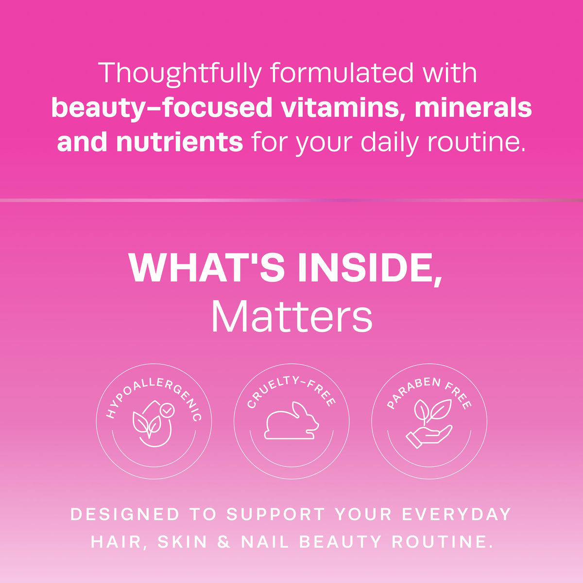 Hot Vita Beauty Boost Hair, Skin and Nails Vitamins - 60 Capsules - image 5