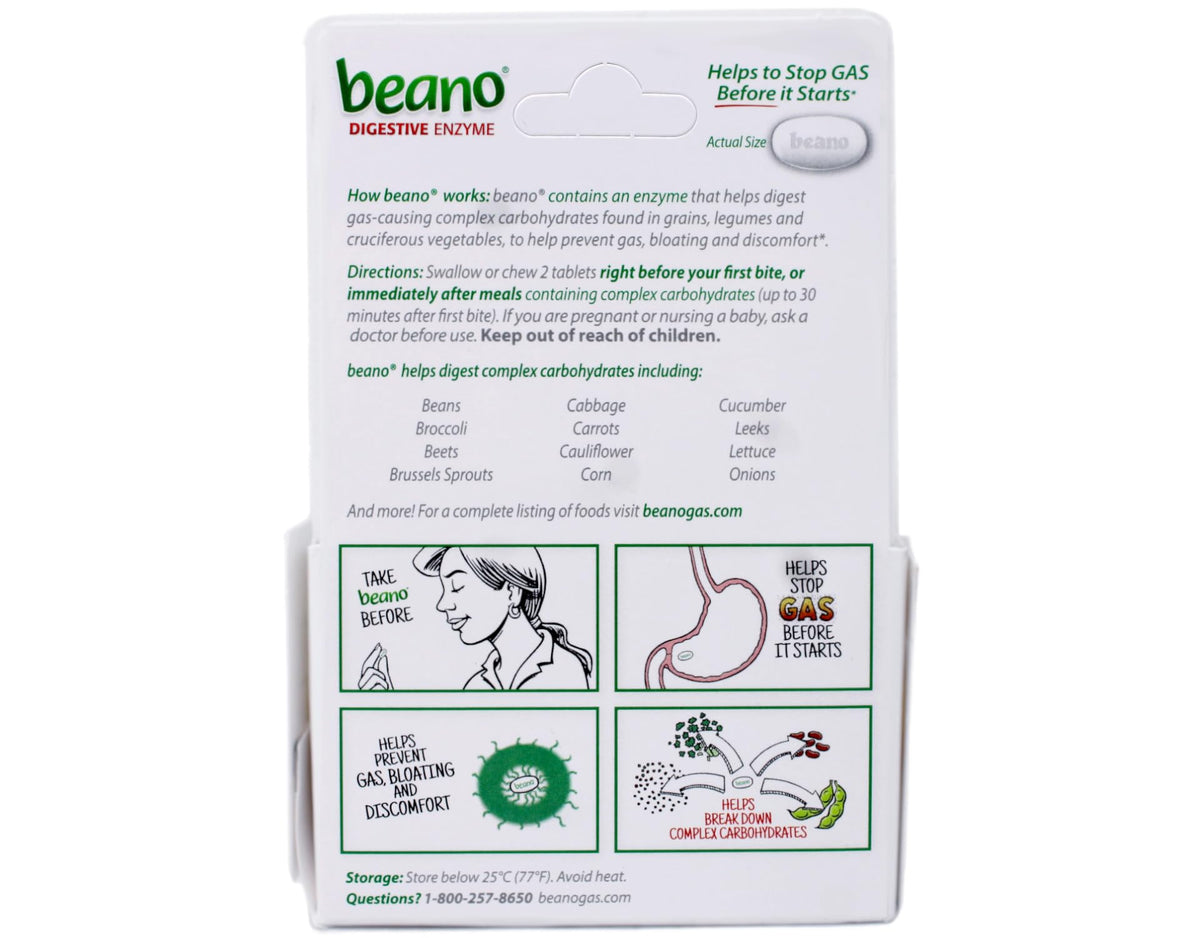 Beano Food Enzyme Digestive Support - 300 Tablets - image 4
