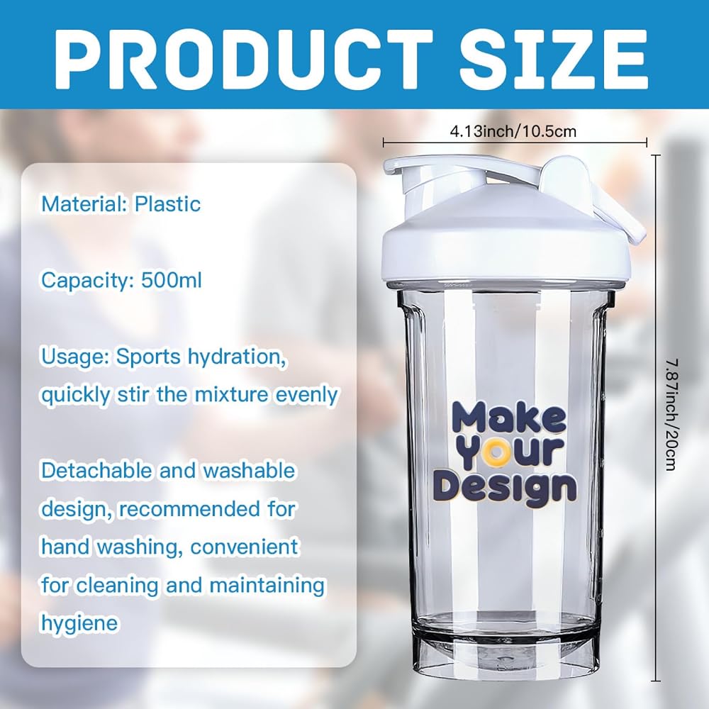 ParadiseDecor Custom Shaker Bottles