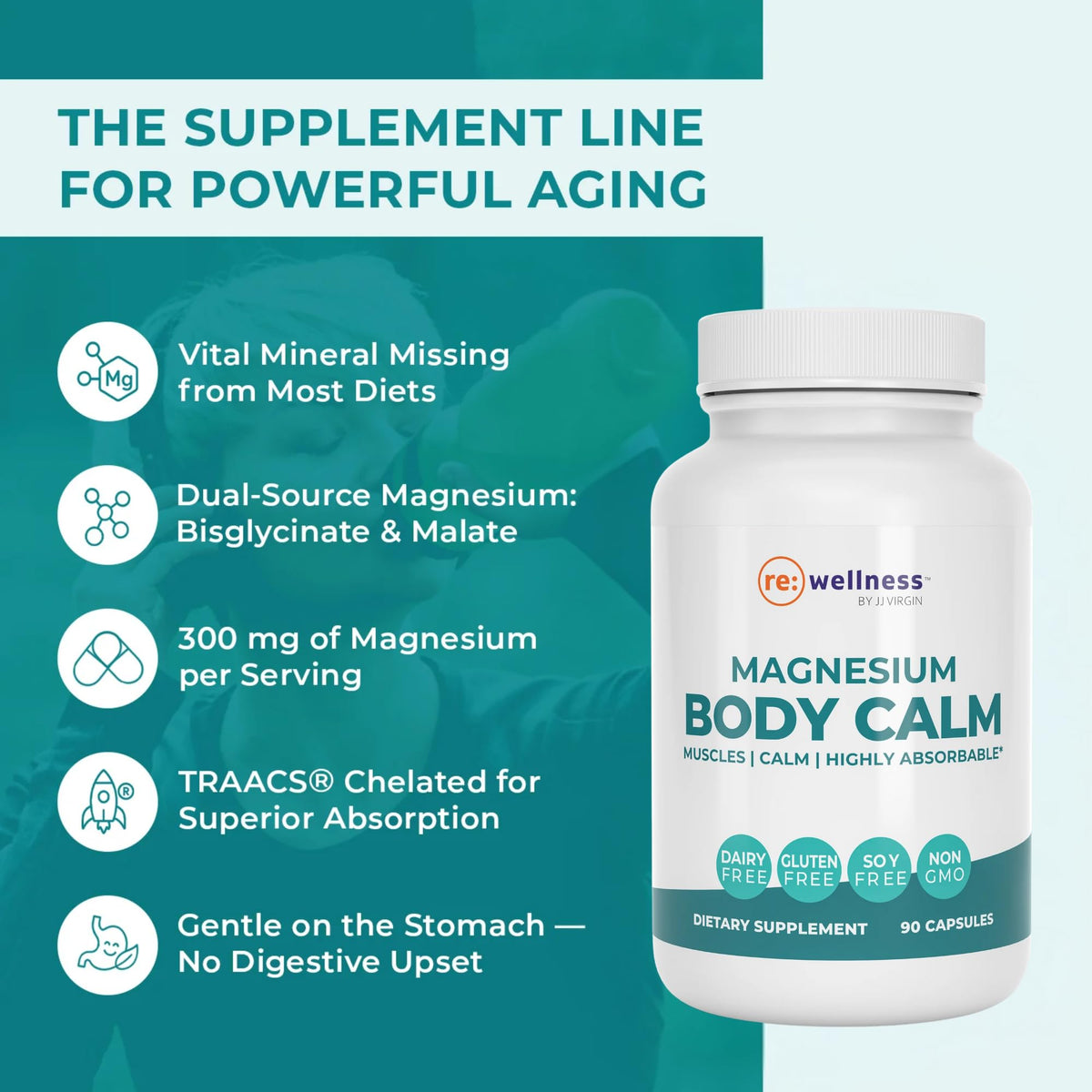 Reignite Wellness Magnesium Body Calm - 120 Capsules - image 4
