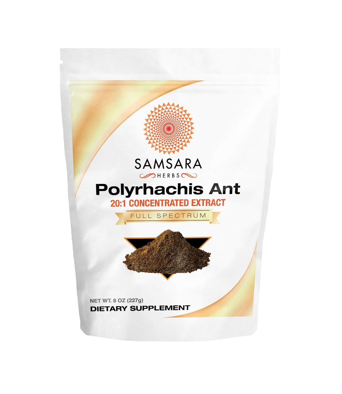 Samsara Herbs Polyrhachis Black Ant 20:1 Extract Powder - 8oz