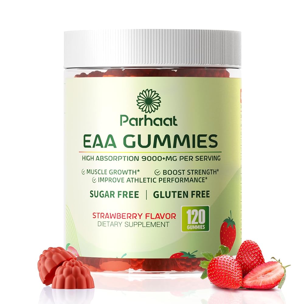 Parhaat EAA Gummies Essential Amino Acids - 120 Gummies