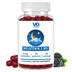 VITA GLOBE Melatonin Gummies 5mg Sleep Aid - 50 Gummies