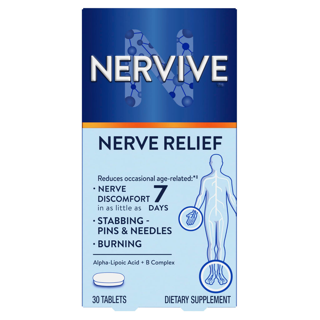 Nervive Nerve Relief Tablet with Alpha Lipoic Acid - 30 Tablets