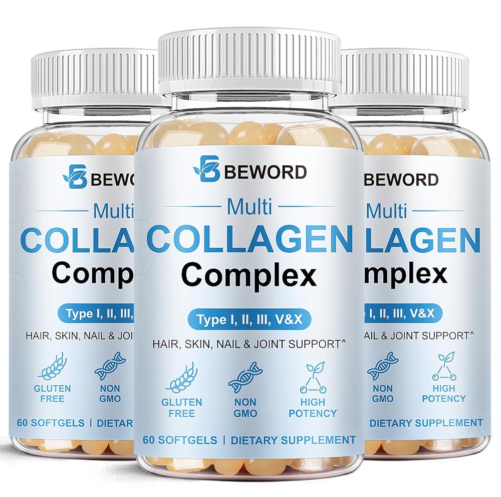 BEWORD Multi Collagen Softgels for Women & Men