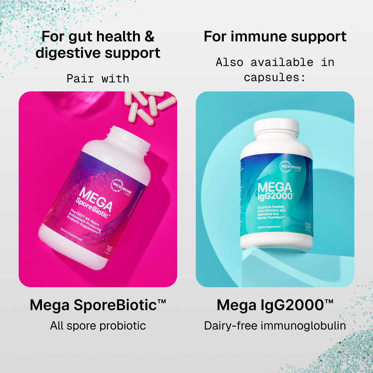 Microbiome Labs Mega IgG2000 Gut Health Powder - 2.1 Ounces - image 9