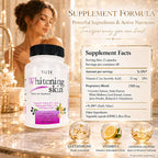 VAITE Glutathione Whitening Pills Skin Support - 120 Capsules - image 3
