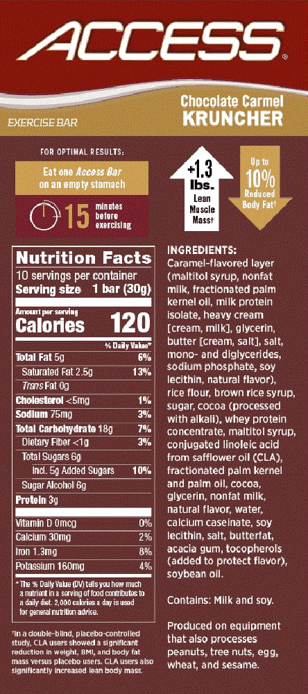 Melaleuca Access Exercise Bars High Protein - 2 Pack - image 2
