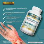 Nature's Lab Gold Vital Bones Plant-Based Calcium - 90 Vegetarian Capsules - image 2