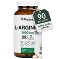 PRISTINE'S L-Arginine 1000mg Capsules for Blood Flow Support - 180 Capsules