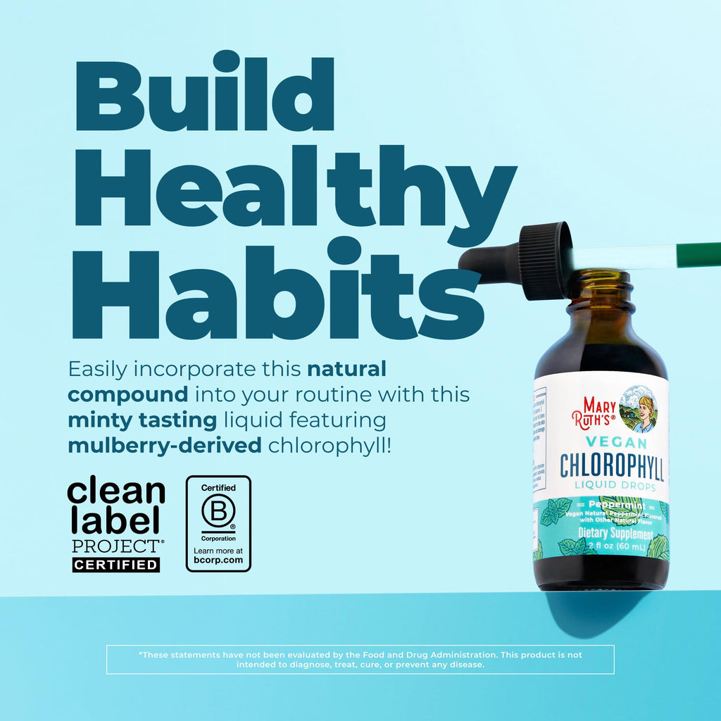 MaryRuth's Chlorophyll Liquid Drops Minty Flavor - 2 Fl Oz - image 2