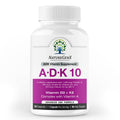 NatureGenX ADK10 Vitamin A D3 K2 Bone Health - 90 Capsules