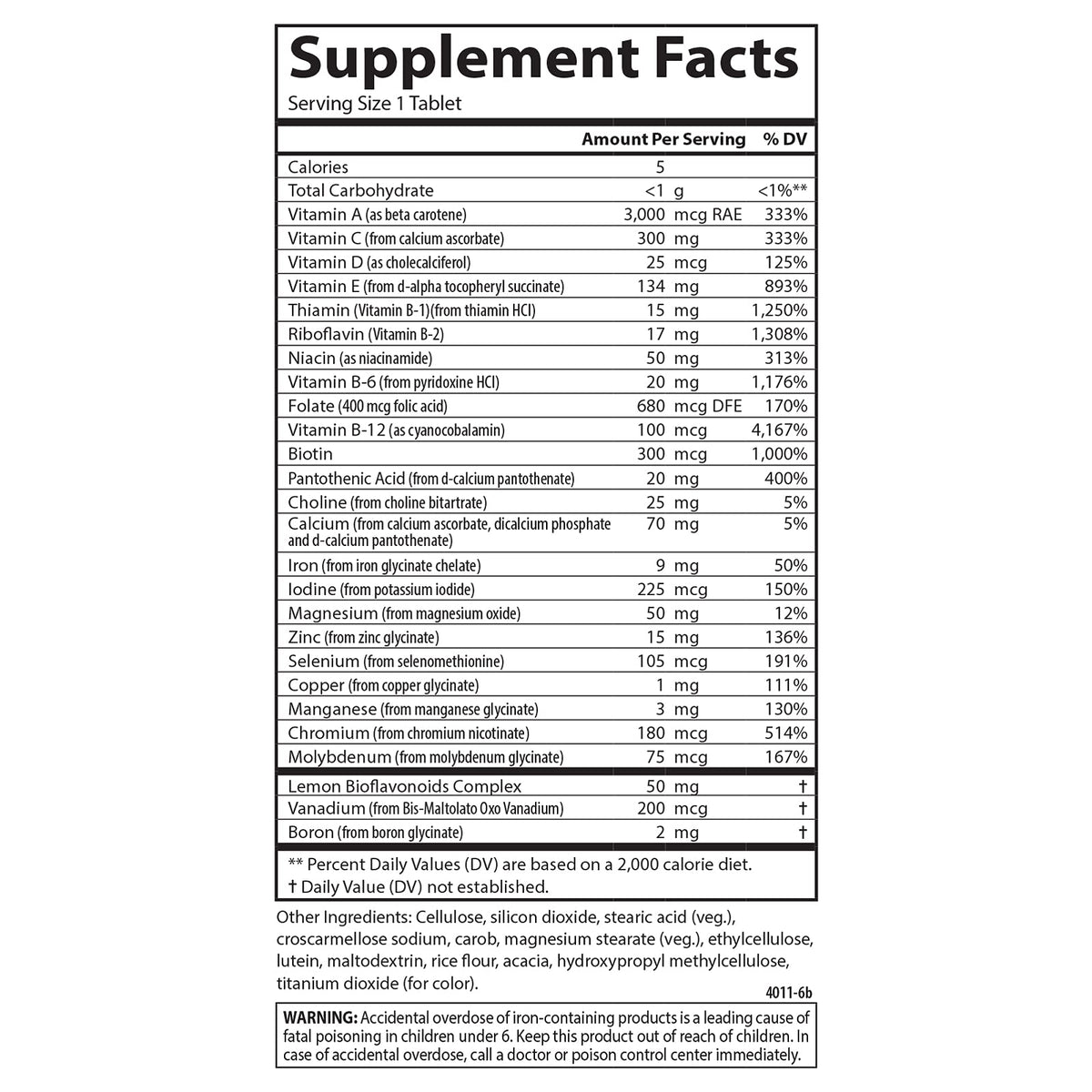 Carlson Super 1 Daily Vegetarian Multivitamin - 120 Tablets - image 7