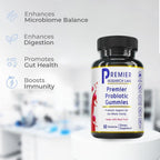 Premier Research Labs Probiotic Gummies for Gut Health - 60 Gummies - image 4