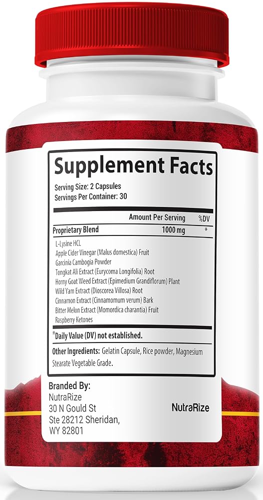 NutraRize Erectrozil Pills for Men Stamina Support - 120 Capsules - image 2