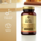 Solgar GABA 500 mg Nervous System Support - 50 Vegetable Capsules - image 4