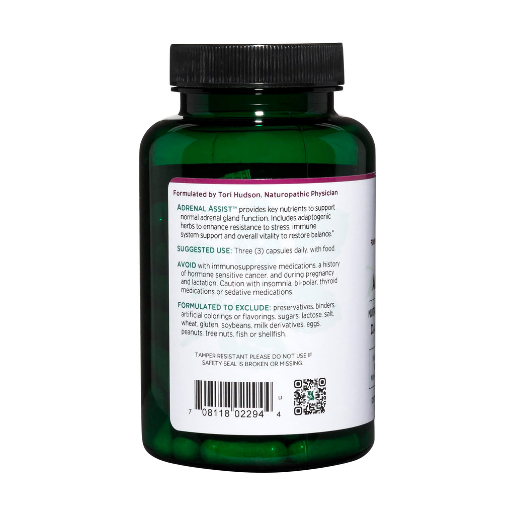 Vitanica Adrenal Assist Adrenal Support - 90 Capsules - image 3